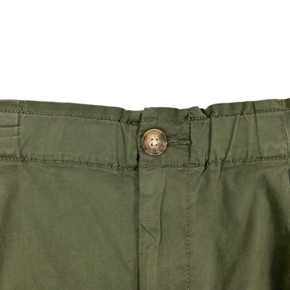 Loft Palazzo Pull On Shorts Olive Green Khaki Womens XL - Picture 3 of 9